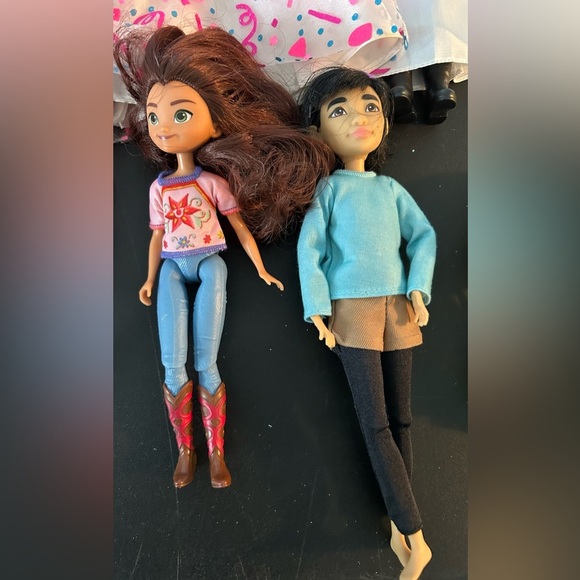 lot of 6 Disney/barbie Dolls mixed Tinkerbell/Spirit/hairmazing/cat-woman/fairy - Picture 3 of 7